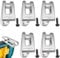BAAQII 5 Pcs Replacement Stainless Steel Belt Clip Hooks & Screw Parts for Makita 18V LXT Cordless Drill Impact Driver Bit Holder Accessory