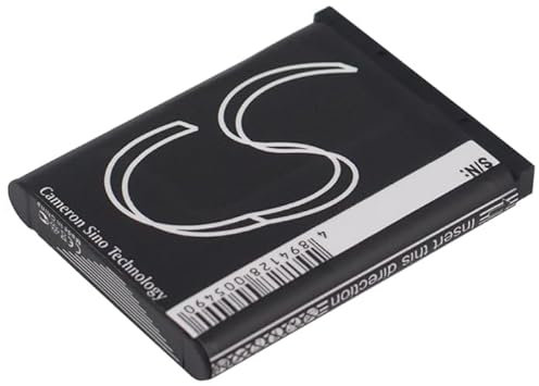 Eotdoo Batterie de rechange 660 mAh pour Nikon Coolpix S210, S220, S230S3000, S4000, S500, S510, S520, S570, S60, S600, S70, S700, S80, Numéro de pièce : EN-EL10