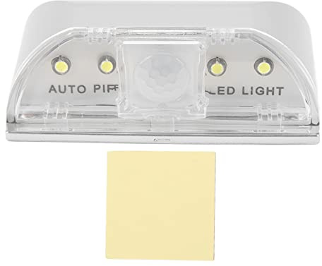 SIXRUN LED Schlüssellochlicht Batteriebetriebene PIR Bewegungsmelder Nacht Lampe für Toiletten Schränke Küche Flure Treppen