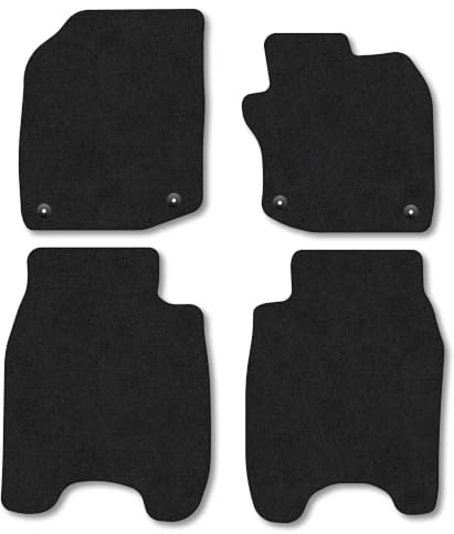 Fits Honda Civic (2011-2016) Carpet Car Floor Mats | Tailored Fit Heavy-Duty Rubber Floor Mats Premium Durable Waterproof Custom Fit Water Resistant Easy-Clean
