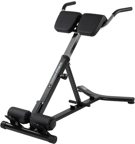 Darwin Rückentrainer Hyperextension, Klappbar, 3 Neigungswinkel, Höhenverstellbar, 116x61x82 cm, Maximale Belastung 150 kg, für Rücken- und Gesäßmuskulatur