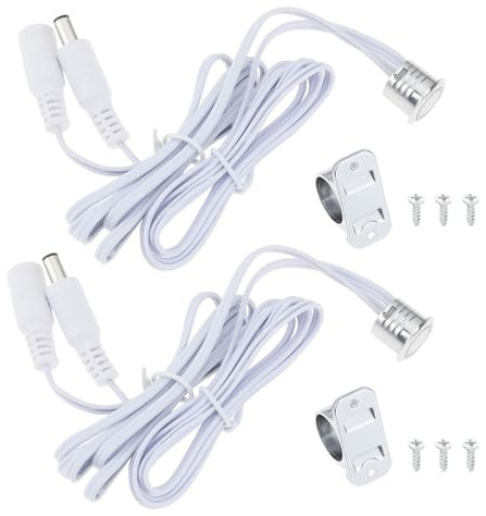 AS Axis Spindleon 2pcs 14.5mm LED Touch Light Switch with Dimmer 12-24VDC 5A for Bathrooms Wardrobes Kitchens Toilets