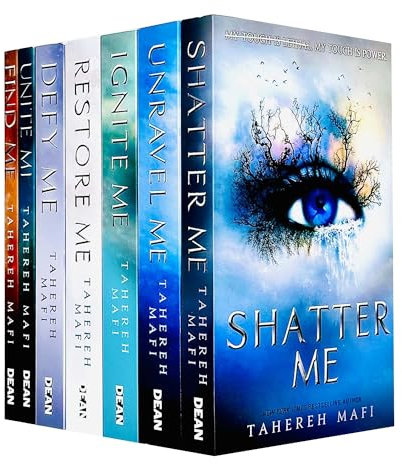 Shatter Me Series Books 1 - 7 Collection Set by Tahereh Mafi (Shatter, Restore, Ignite, Unrave, Defy Me, Unite Me & Find Me)