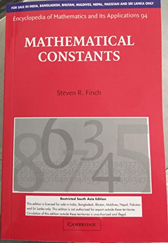 Mathematical Constants ICM edition