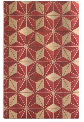 Hishi (Ukiyo-e Kimono Patterns) Maxi Dot-Grid Journal: Flexi softcover, 120 gsm, ribbon marker, memento pouch, book edge printing, no closure