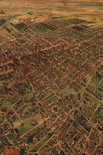 1891 Los Angeles, CA., population of city and environs 65,000 - A Poetose Notebook / Journal / Diary (100 pages/50 sheets) (Poetose Notebooks)