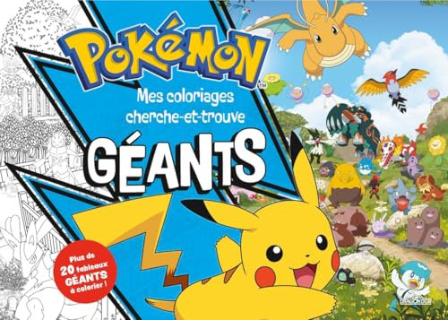 Pokémon - Mes coloriages géants: Avec 40 stickers de Pkémon originaires de Paldea !