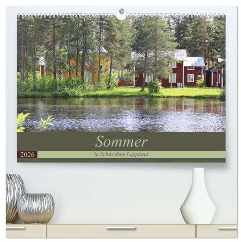 Sommer in Schwedens Lappland (hochwertiger Premium Wandkalender 2026 DIN A2 quer), Kunstdruck in Hochglanz: Im schwedischen Teil Lapplands, auch Sàpmi ... gibt es keinen Platzmangel (CALVENDO Natur)