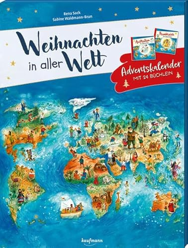Weihnachten in aller Welt: Adventskalender mit 24 Büchlein (Adventskalender mit Geschichten für Kinder: Mit 24 Mini-Büchern)