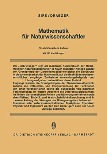 Mathematik für Naturwissenschaftler