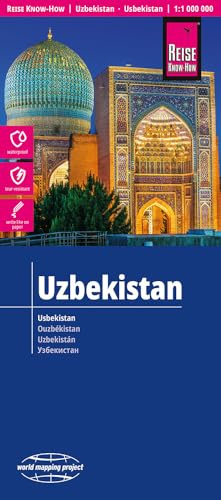 Reise Know-How Landkarte Usbekistan / Uzbekistan (1:1.000.000): reiß- und wasserfest (world mapping project)