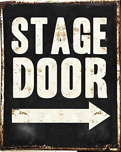 Chill Stage Door sign 8x10inch METAL VINTAGE STYLE NOSTALGIC ADVERTISING WALL SIGN - RETRO ART