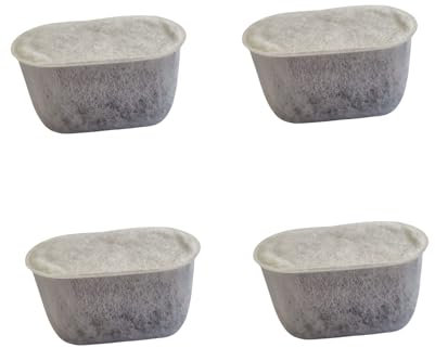 Unimat Aktivkohlefilterset - 4-teilig - Kompatibel mit den Modellen von Beem, AEG, Domo Kaffeemaschinen, die einen Wasserfilter benötigen