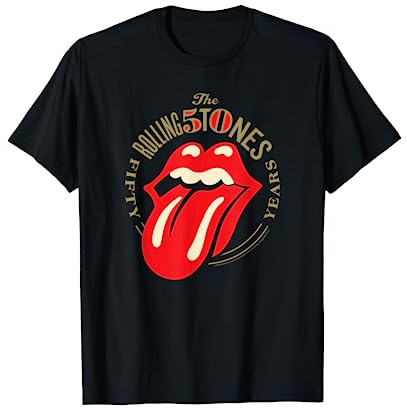 Rolling Stones Official 50th Logo T-Shirt