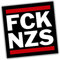 Hellweg Druckerei FCK NZS Aufkleber Sticker 5,2x5,2cm 25 Stück