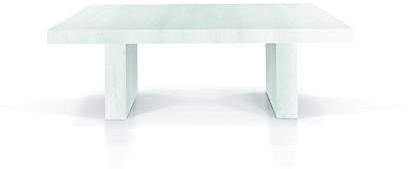 KONTE.DESIGN Tavolo JESOLO allungabile in legno, finitura Bianco Consumato, 180x100 cm - 480x100 cm, 22 posti