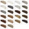 2 Metri Battiscopa Moderno PVC Canale Cavi 23x65mm Selezione - 8643 Ottica Legno Erle Scuro, Angolo Esterno