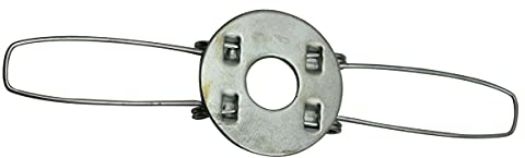 DC VOLTAGE 3 Gabeln Metall-Lampenschirm-Federclip-Befestigung, Lampenschirm-Federhalterclip für Montagehalterungen Beleuchtung Pendelleuchten Laternen Zubehör