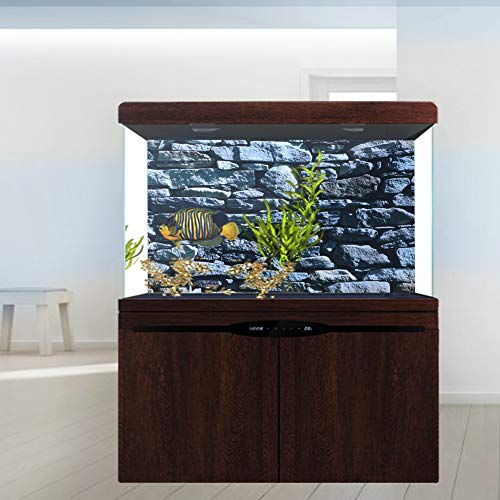 Aquarium Rückwand, Landschaftsbild Aquarium Dekorativer Aufkleber, Aquarium Hintergrund Aufkleber, Für Aquarium Aquarium(122*50cm)