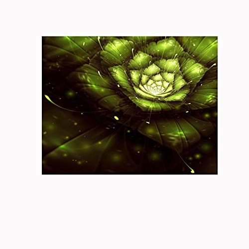 Fototapete Leuchtende Blumen 300x200cm Selbstklebend Wandgemälde Wand Dekoration Schlafzimmer Tapete