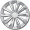 Albrecht 16 Zoll Radkappen Silber matt für Stahlfelgen - Fame Radzierblenden aus hochwertigem Kunststoff - Langlebige Radblenden in originaler Albrecht Verpackung - Made in EU