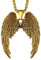 Richsteel Bisuteria Alas Angel Colgante Retro para Motero, Angel Wings Necklace