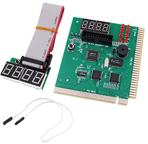 WANGCL PC Computer Motherboard Analyzer Tester 4-Digit Module Board Test Debug Post Card with External Display Support PCI and ISA