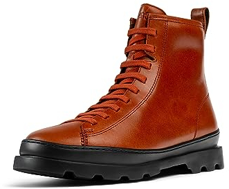 Camper Brutus K400325, Stivale alla caviglia Donna, Rosso medio 042, 36 EU