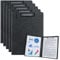 URbantin A4 Portablocco,5 Pezzi Portablocco con Pinza,Clipboard,Nero