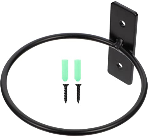 Happyyami Blumentopfhalter Ring 5 Zoll Wandmontage Metall Pflanzhaken Aufhänger Ringe mit Schrauben Wandhalterung Pflanzenregal für Indoor Outdoor Balkon Hausgarten Hof