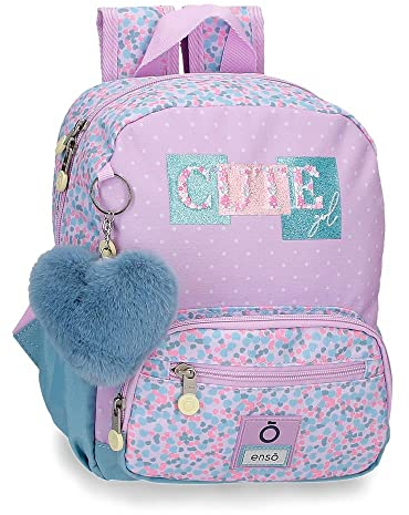 Enso Süßes Mädchen Lila Vorschulrucksack 23x28x10 cm Polyester 6,44L