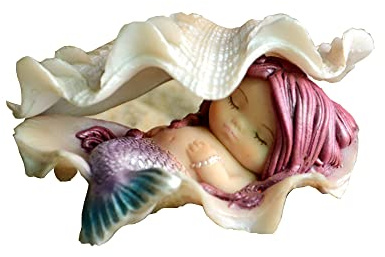 Gemmia Miniatur-Feengarten Meerjungfrau Figurine- Süßer Traum