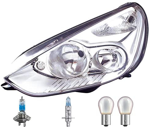 EISENFELS Set 106564375 erstellt mit Scheinwerfer rechts + COOL BLUE INTENSE H1 H7 Leuchtmittel kompatibel mit S-Max WA6 Galaxy