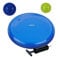 Relaxdays Balance Kissen, 2 Massagebälle, Ø 32 cm, bis 140 kg, ergonomisches Wackelkissen mit Noppen, Luftpumpe, blau
