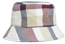 Tommy Hilfiger Corporate Mix Feminine Bucket Hat, Fischerhut, Karo