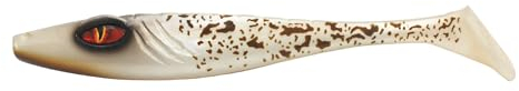 BIGBAIT - Angelköder - Gummifisch - Kunstköder - Hechtköder - Raptor White Chocolate