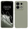 kwmobile Hülle kompatibel mit Xiaomi Redmi Note 13 Pro 5G / Poco X6 5G Hülle - weiches TPU Silikon Case - Cover geeignet für kabelloses Laden - Graugrün