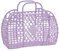 shpuuyy Strandtasche Für Kinder, Modische Kunststoff Jelly Geldbörse, Ausgehöhlter Gelee Korb, Tragbarer Retro Geleekorb Für Ostern, Für, Pool, 49,5x48cm