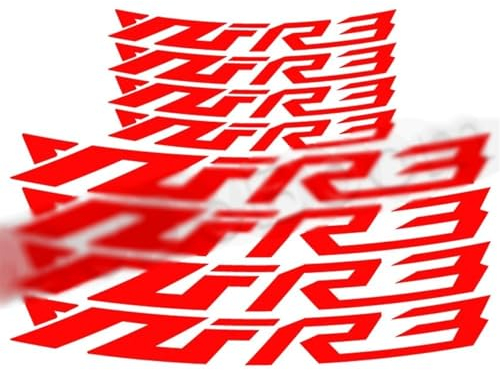 Reflektierende Motorrad Rad Aufkleber Streifen Band Felge Aufkleber Zubehör Wasserdicht Für YZF-R3 R3 Yzfr3(Farbe:A6)