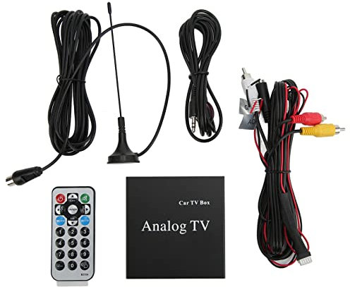 XTevu Digital Converter Box for TV, Car Analog TV Box Mobile DVD TV Signal Receiver PAL SECAM NTSC Full System OSD Menu Display