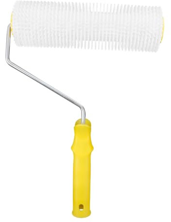 OSALADI Outil De Brosse À Rouleau Anti-Mousse Évent D'Alimentation Anti-Mousse Chape À Rouleaux À Pointes Rouleau À Pointes Rouleau De Ciment Bulle Retirer La Partie Du Dispositif Rouleau