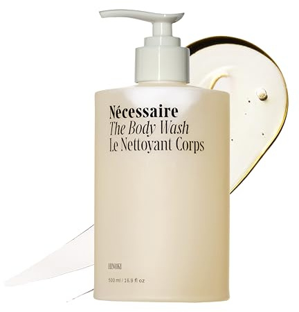 Nécessaire The Body Wash Pump | Hinoki | For Women & Men. Non-Comedogenic, Hypoallergenic for Sensitive Skin. 500ml / 16.9 fl oz.