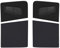 LiLiTok for PS5 Pro Faceplate Digital Edition, Front & Back Cover Shell Cooling Face Plate for PS5 Pro, Dustproof ABS Case Replacement Plate for Playstation 5 Pro Accessories (Black)