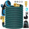 Gaeymy 50FT Expandable Garden Hose Pipe, Flexible Hosepipe for Lawn Expanding Retractable with 10 Function Spray Gun Nozzle, Magic Water Hose Attachments 3/4&1/2 Solid Brass Connectors Anti-kink 15M