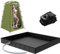 KUWUNG Foldable Shower Base, 104x104x13cm Foldable Shower Tent Base with Drain Hose, Waterproof Privacy Shower Base, Portable Shower Floor Base for Camping, Pet Outdoor Shower Tray