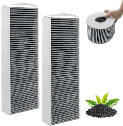2 Stück Aktivkohlefilter für Bora Pure/X Pure/S Pure Dunstabzug, PUAKF Filter with 5-Layer Filtration System für Ihr Umluftkochfeld PURU oder PUXU,Ersatzfilter Zubehör für Bora Filter