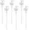 6 Pack 5L Pump Dispenser, High-Capacity Pump Dispenser for 5 Litre Containers, White 3.4 cm Wide-Mouth pump dispenser for Shampoo, Liquid Soap, Detergent, Ideal for Home and Commercial Use