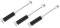 Vaguelly 3 Pièces Lampe LED Barbecue Flexible avec Base Magnétique de Lampes Pliables pour Grill Camping Entretien Accessoires Bbq