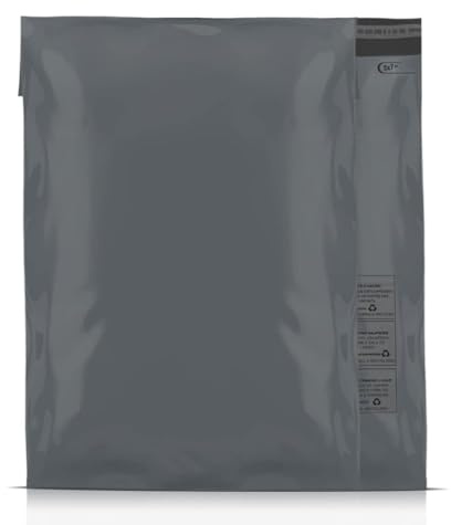 A2Z Eco Grey Versandtaschen, 12,7 x 17,8 cm, 100 Stück
