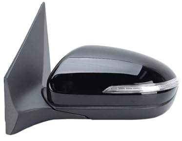 Außenspiegel Für Hyundai Für I20 Für MK2 GB IB 2015-2020 Schwarz Manuell Klappbares Autozubehör 5-polige Rückspiegelmontage Außenspiegel-Baugruppe(1pc left Black)